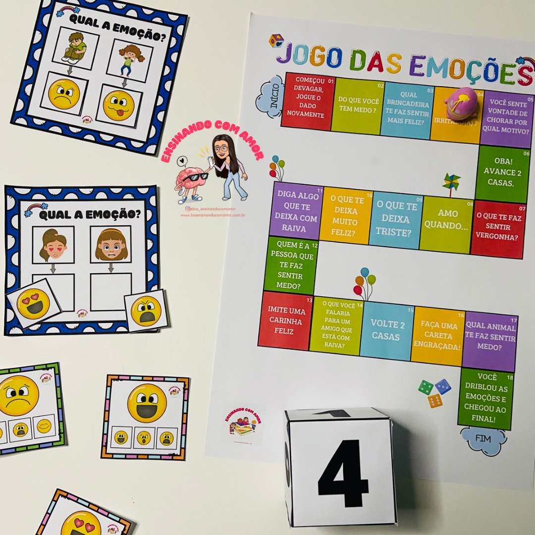 O JOGO DAS EMOÇÕES - TRABALHANDO AS EMOÇÕES NA EDUCAÇÃO INFANTIL