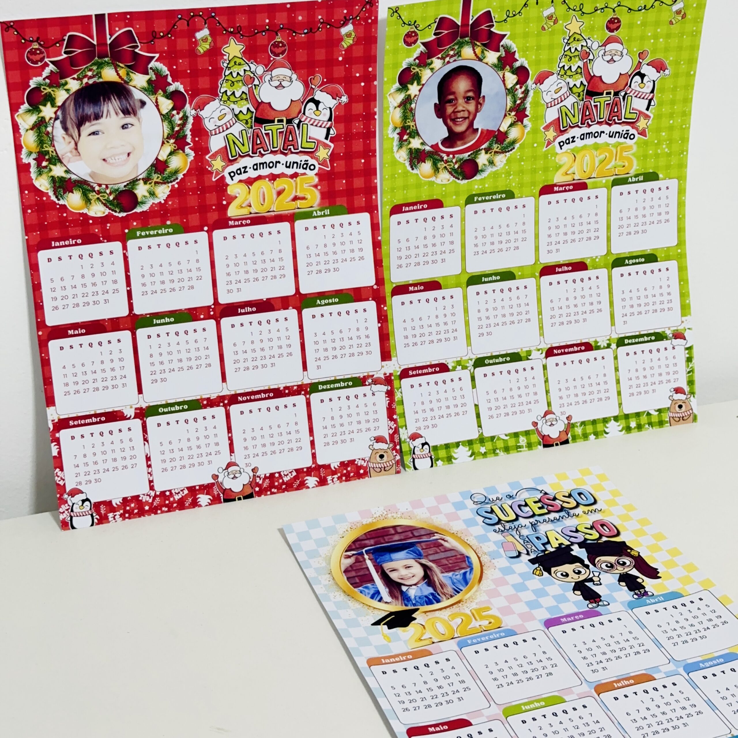 Calendários Personalizados – Natal e Formatura ABC