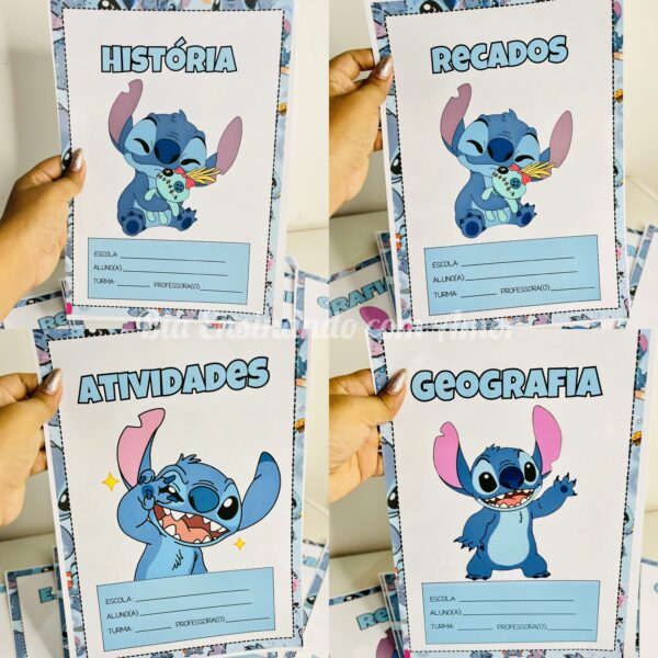 Capas de Caderno Stitch