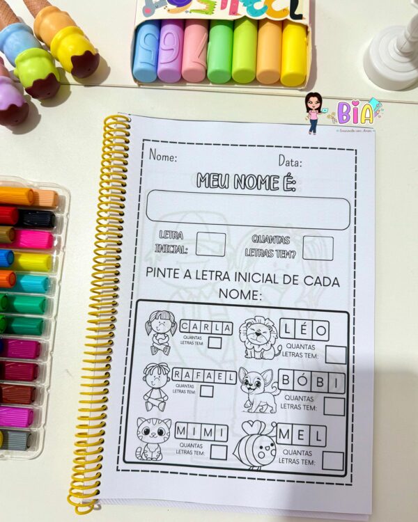 Apostila Atividades Nome Próprio - Image 9