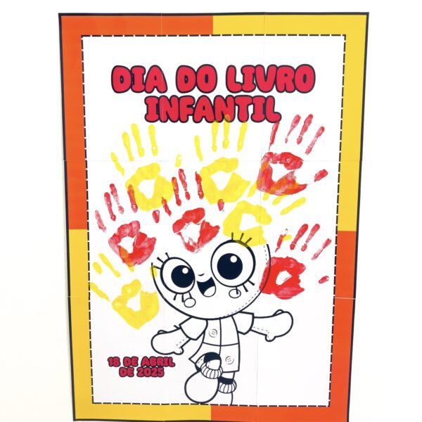 Cartaz Interativo Dia do Livro - Emília