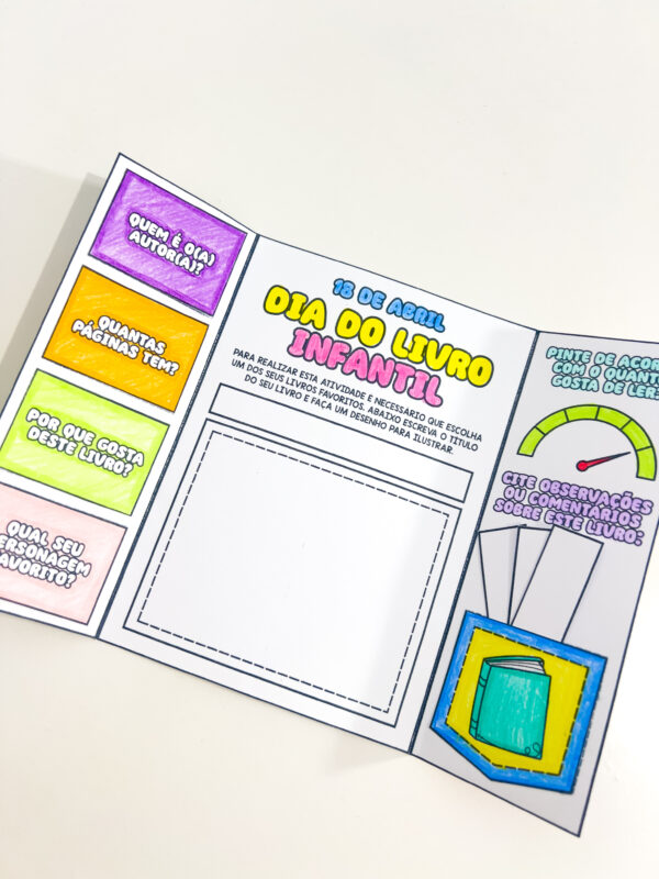 Lapbook Dia do Livro Infantil - Image 3