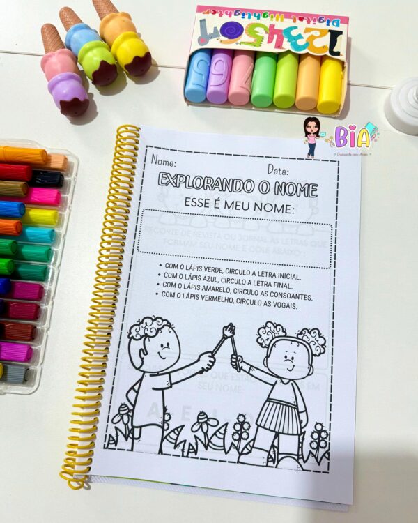 Apostila Atividades Nome Próprio - Image 10
