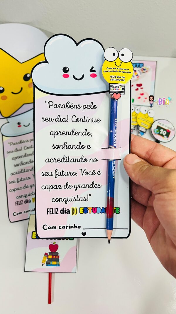 Kit lembrancinha dia do estudante - Imagem 3