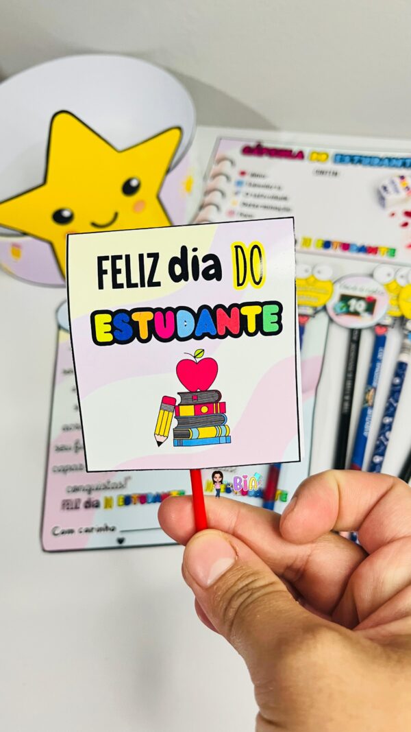 Kit lembrancinha dia do estudante - Imagem 5