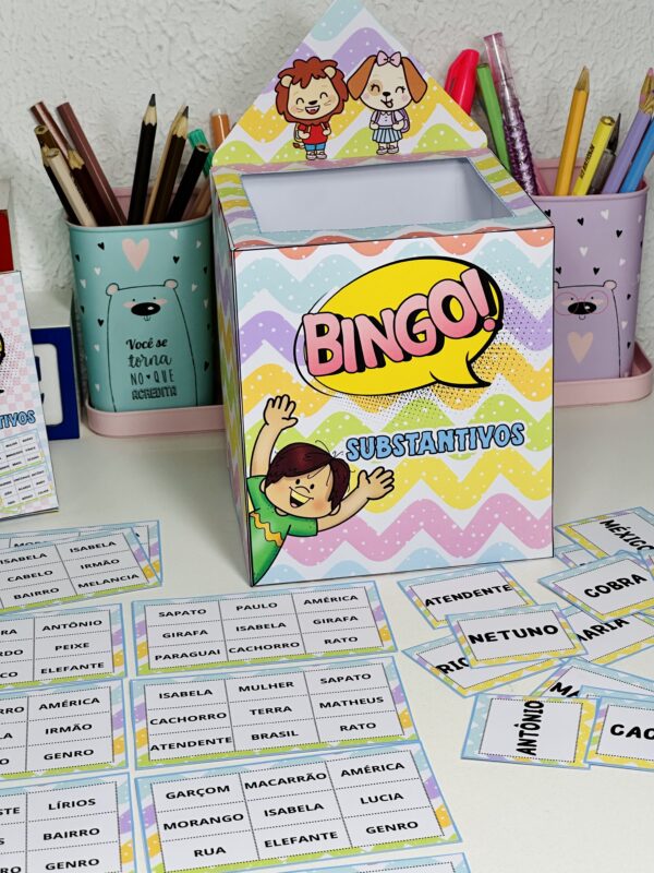 Bingo dos Substantivos Próprio e Comum - Imagem 3
