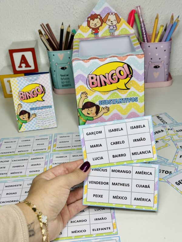Bingo dos Substantivos Próprio e Comum - Imagem 2