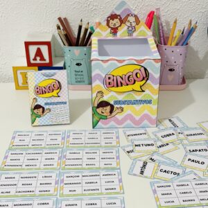 Bingo dos Substantivos Próprio e Comum