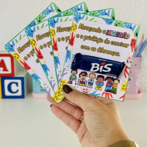 Cartão Lembrancinha Inclusão