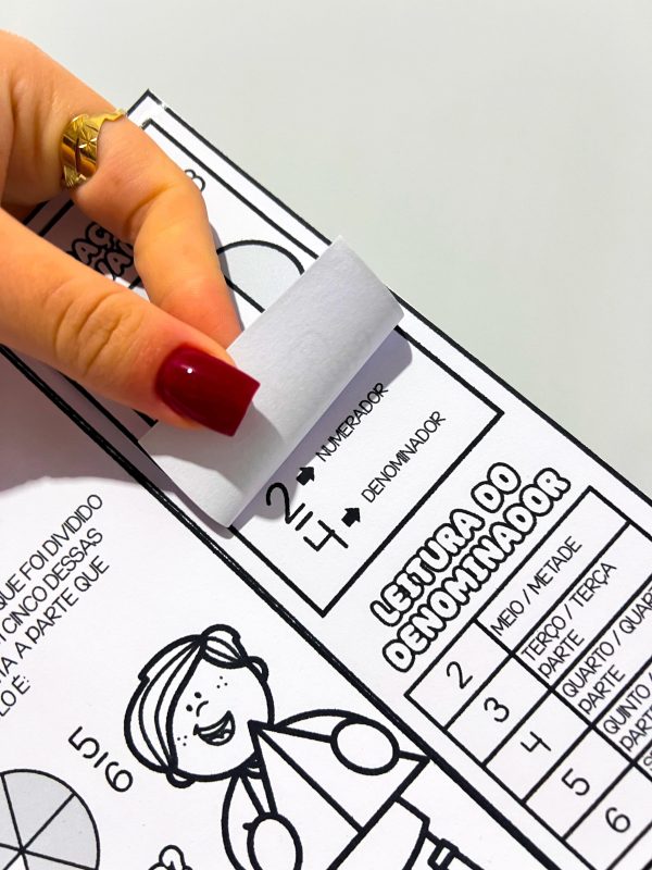 Lapbook Aprendendo Frações - Imagem 6