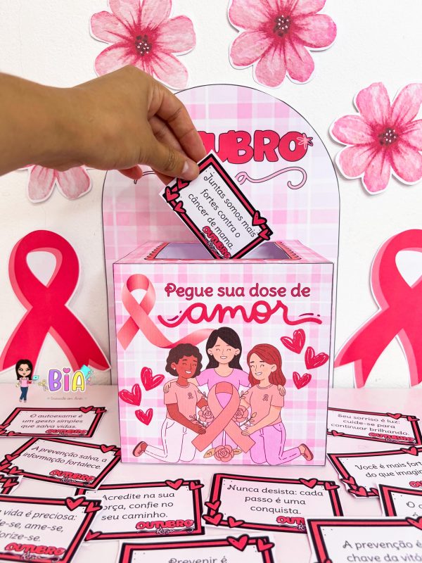 Caixa Motivacional Outubro Rosa - Imagem 2