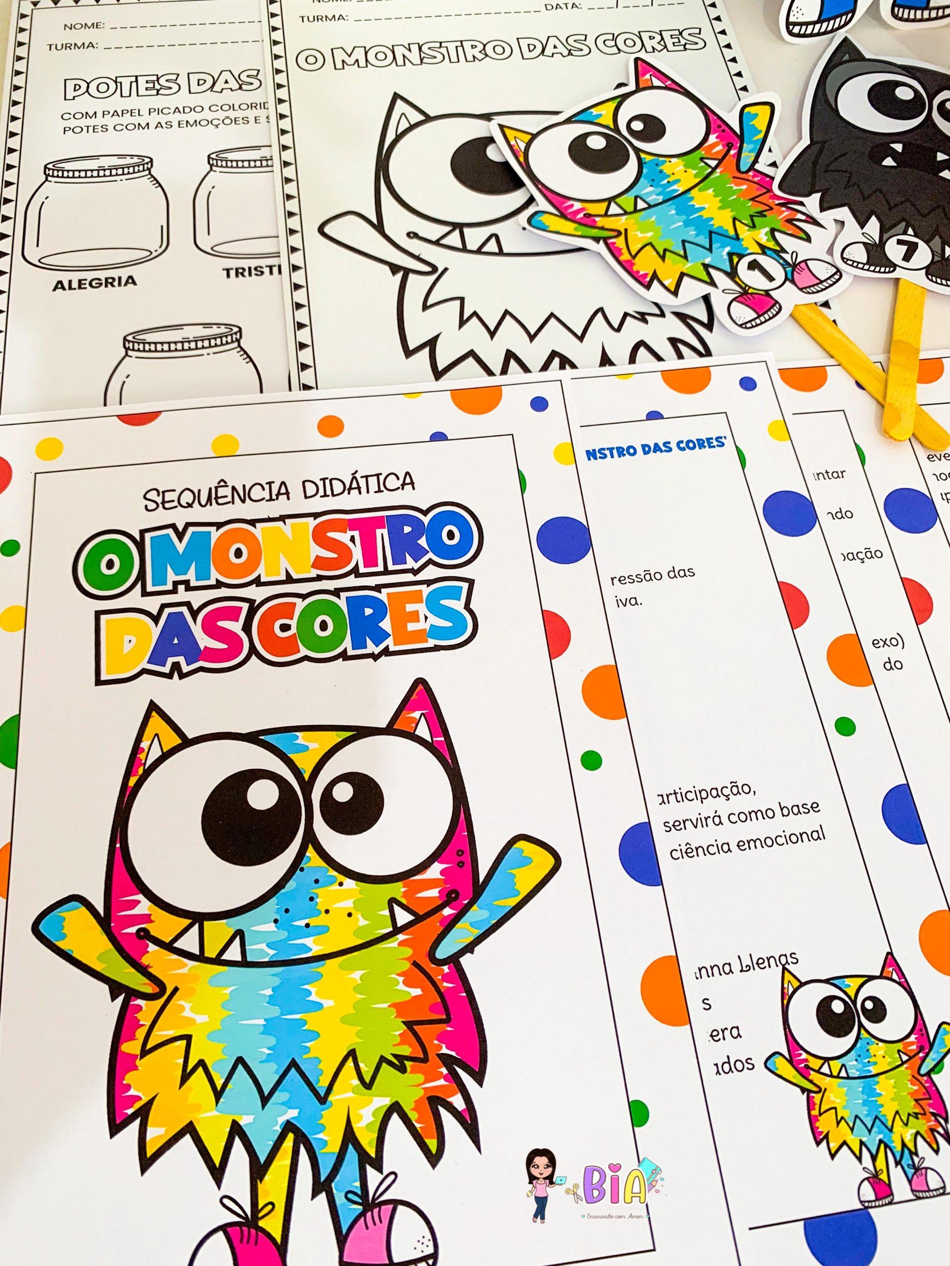 Kit Sequência Didática - O Monstro das Cores - Imagem 4