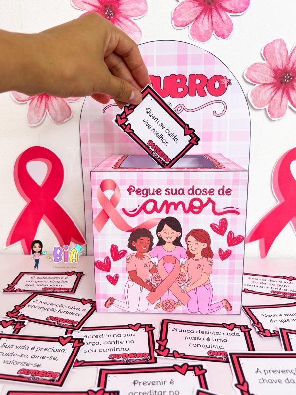 Caixa Motivacional Outubro Rosa - Imagem 3