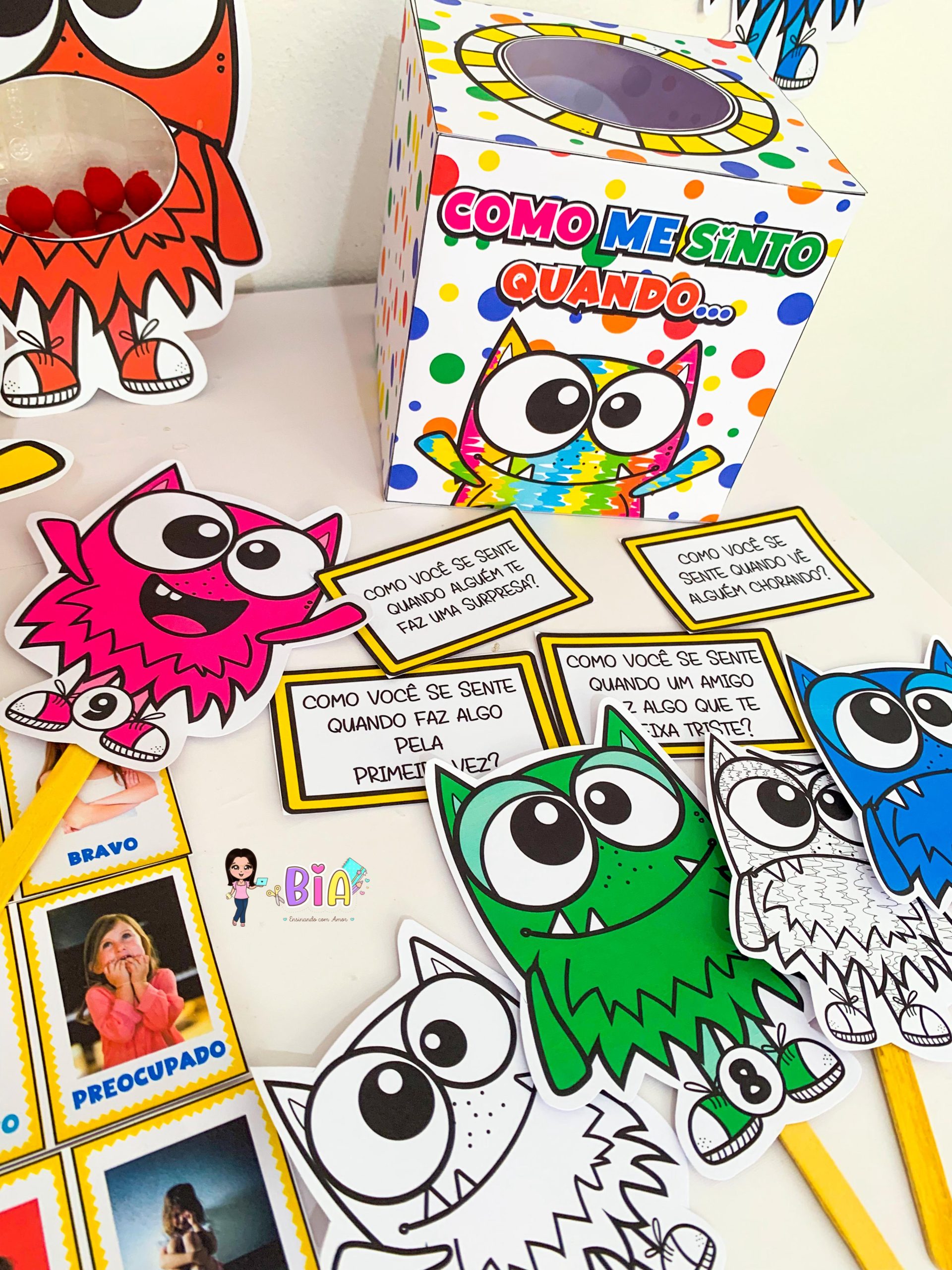 Kit Sequência Didática - O Monstro das Cores - Imagem 8