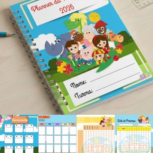 Planner da Professora 2026 - Tema Sítio do Pica Pau Amarelo