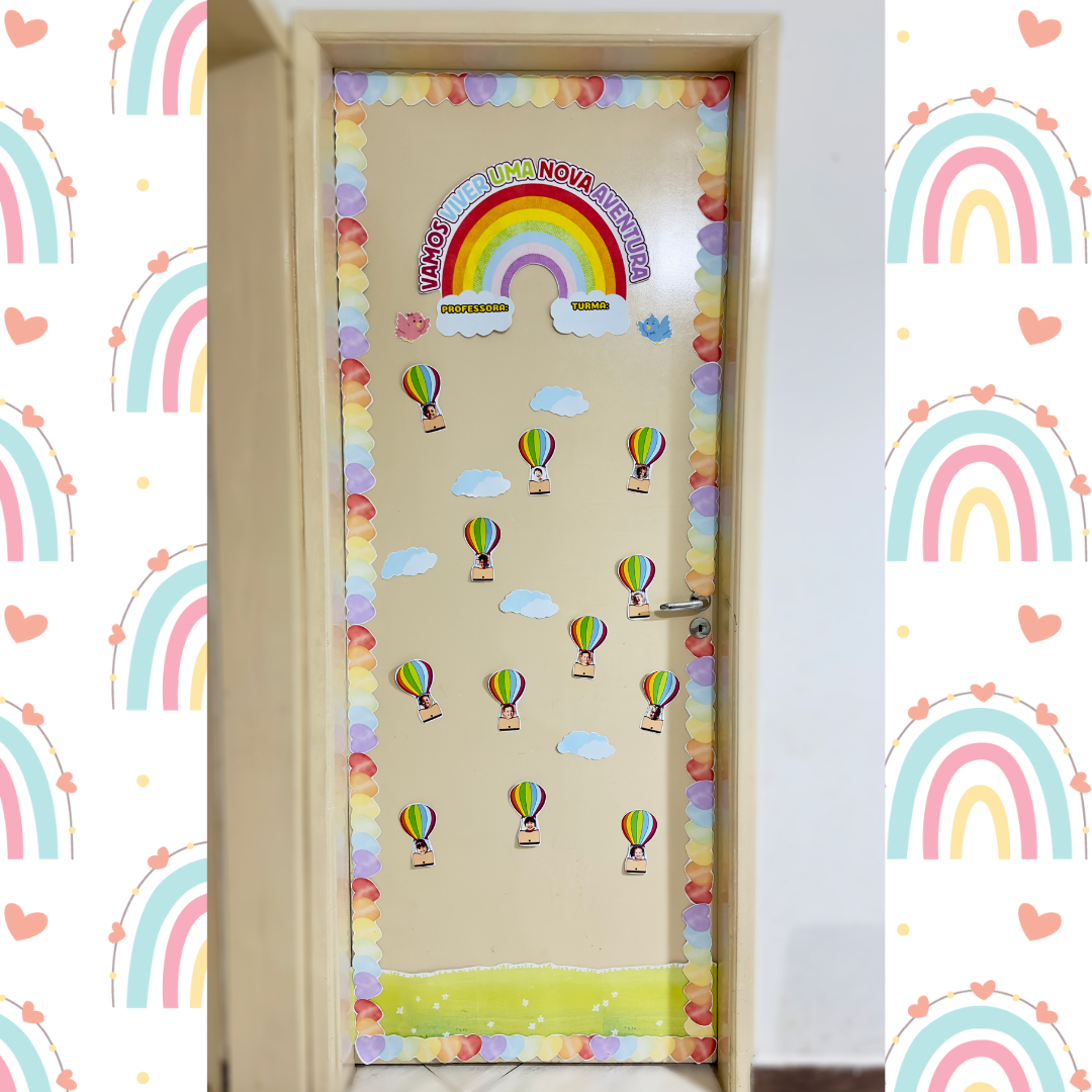 Painel de Porta Bem-Vindos – Balões