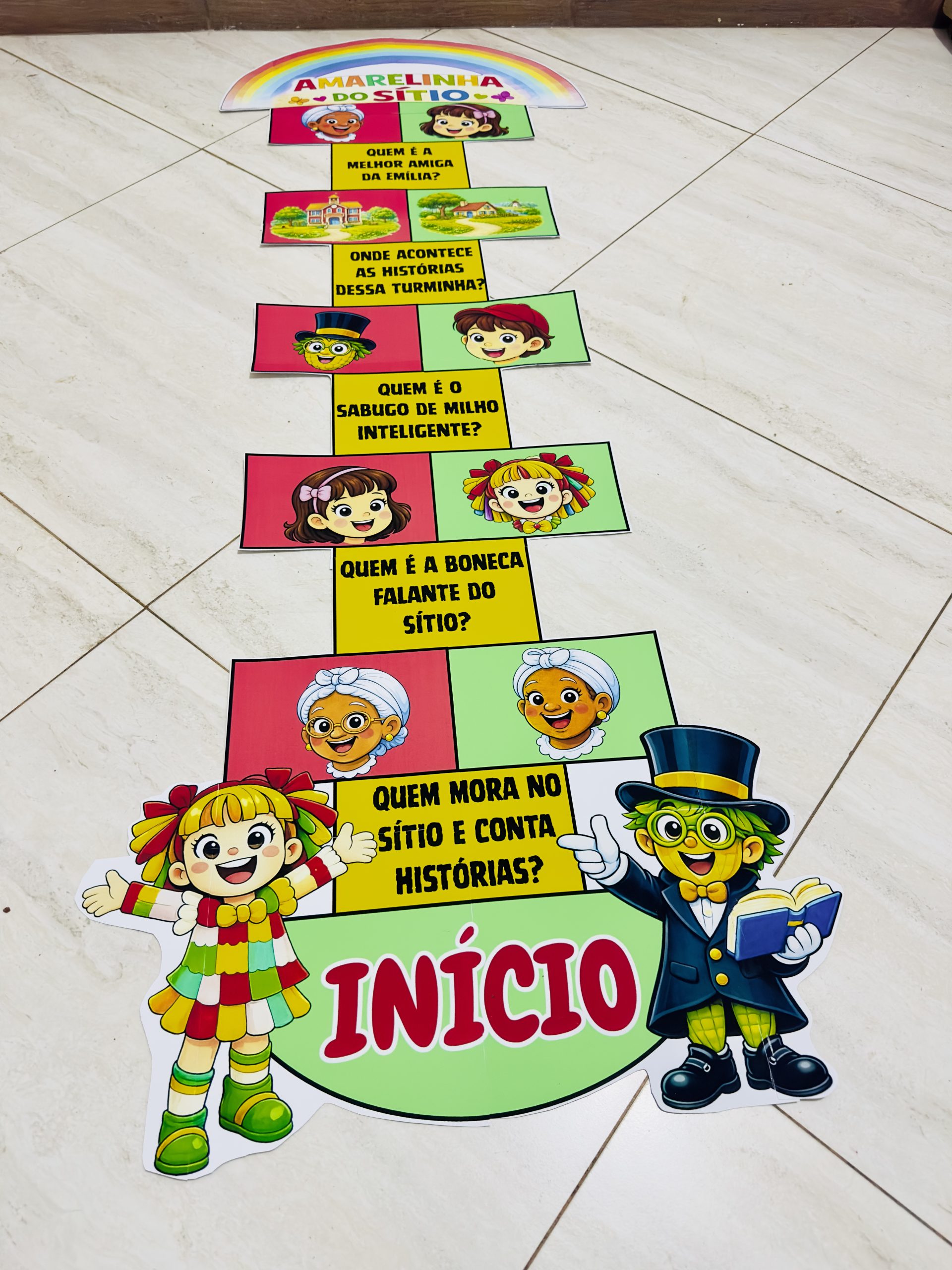 Amarelinha Sítio do Pica Pau Amarelo - Imagem 2